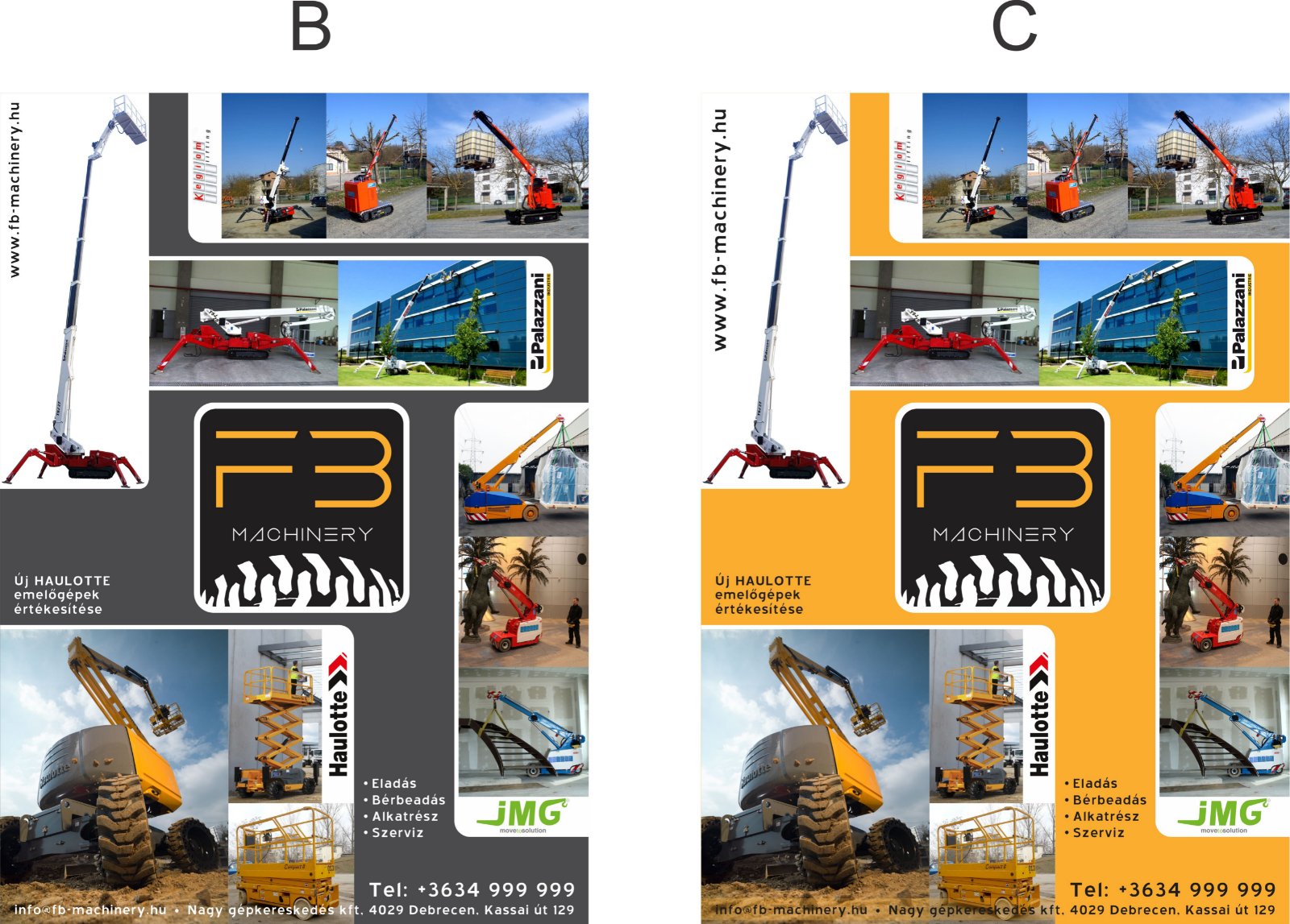 A4 B es C Reklam FBMachinery